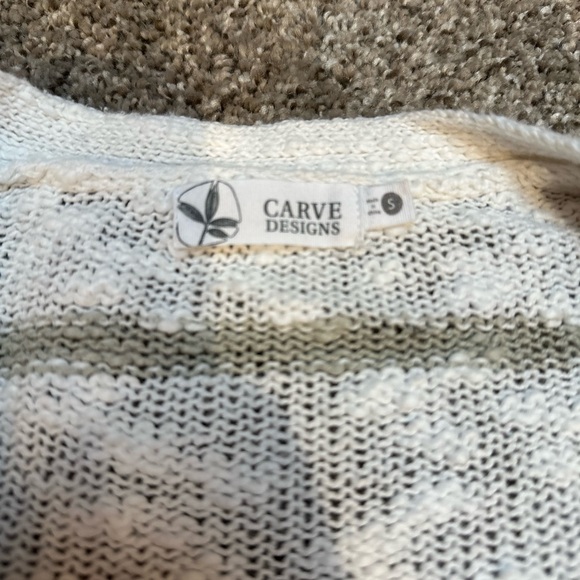 Cozy Striped Cardigan Sweater - Picture 2 of 2